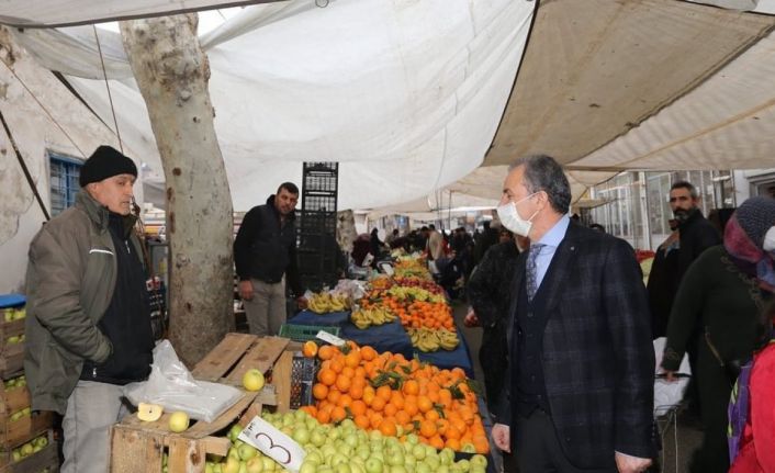 Başkan Kılınç, pazar esnafıyla bir araya geldi