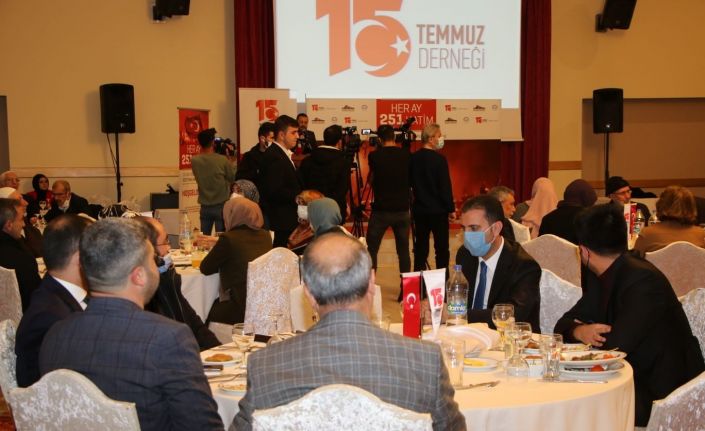 Elazığ’da 15 Temmuz Derneği üyeleri şehit aileleriyle bir araya geldi