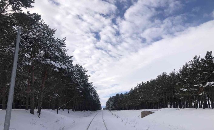 Kars’ta kartpostallık kış görüntüleri