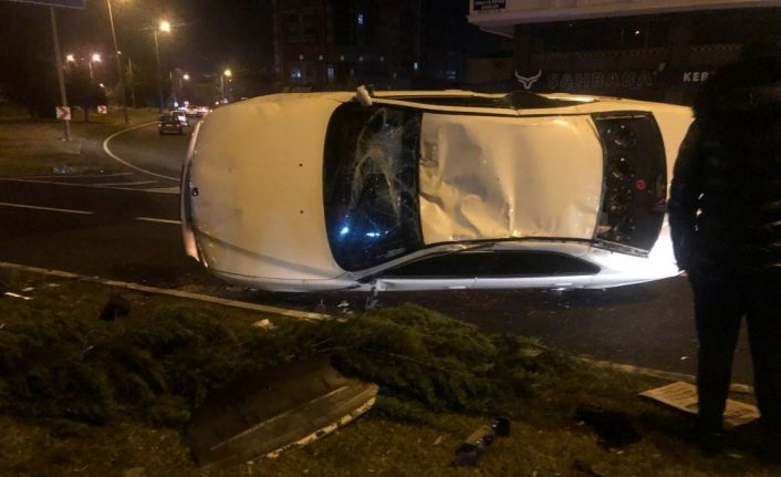 Nevşehir’de yeni yılın ilk kazasında 2 kişi yaralandı