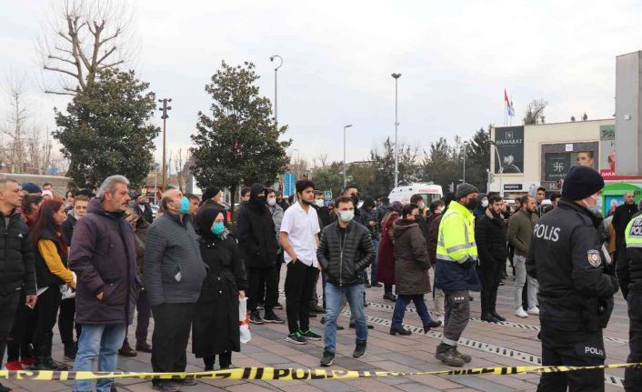 Şehir merkezinde şok olay, görenler oraya koştu