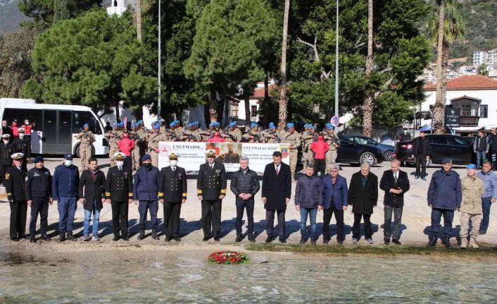 Topçu Yüzbaşı Mustafa Ertuğrul Kaş’ta etkinliklerle anıldı