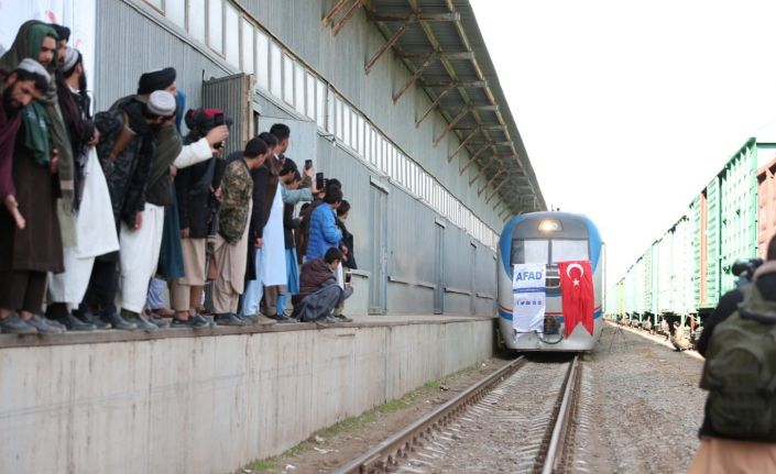 Afganistan’a uğurlanan İyilik Treni 4 bin 168 kilometrelik hedefine ulaştı