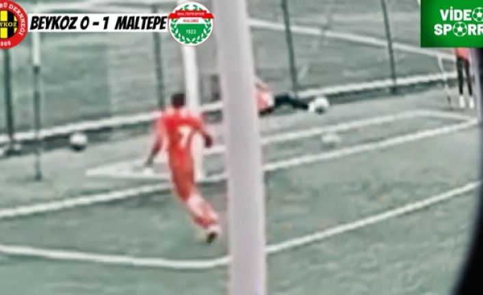 Amatör maçta ilginç olay: Top toplayıcı çocuk golü kurtardı!