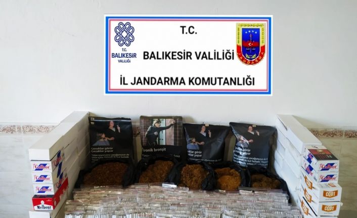 Bandırma ’ da kaçak tütün ele geçirildi