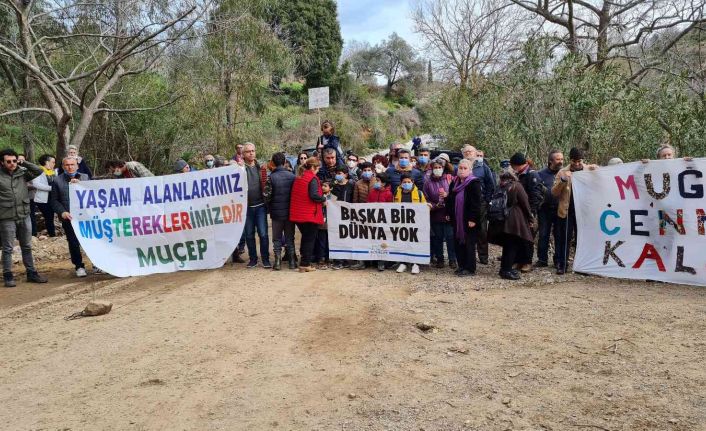 Bodrum’da yanan alanlara hafriyat dökülmesine ses yükselttiler