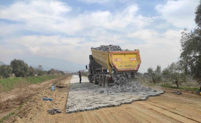 Nazilli’de bağlantı yolu çalışmaları devam ediyor