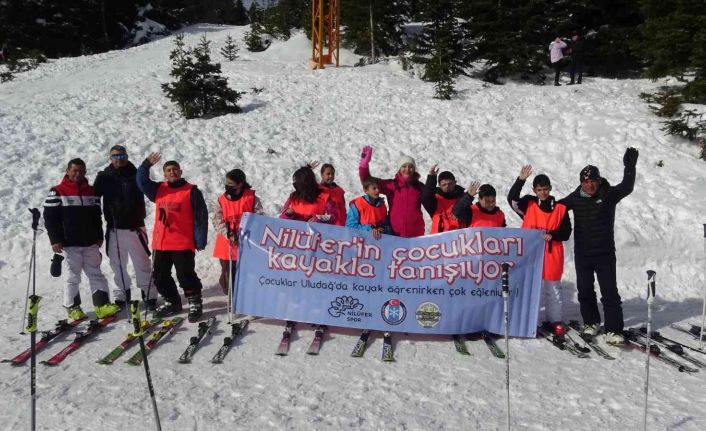 Nilüferli çocuklar ilk kez Uludağ ile tanıştı