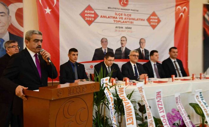 Söke’de MHP’nin “Adım adım 2023” aydınlanma toplantısı yapıldı