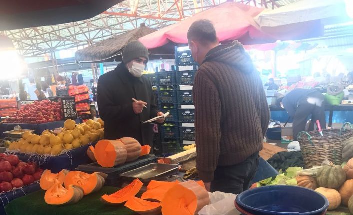 Terazileri arızalı çıkan pazarcılara cezai işlem uygulandı