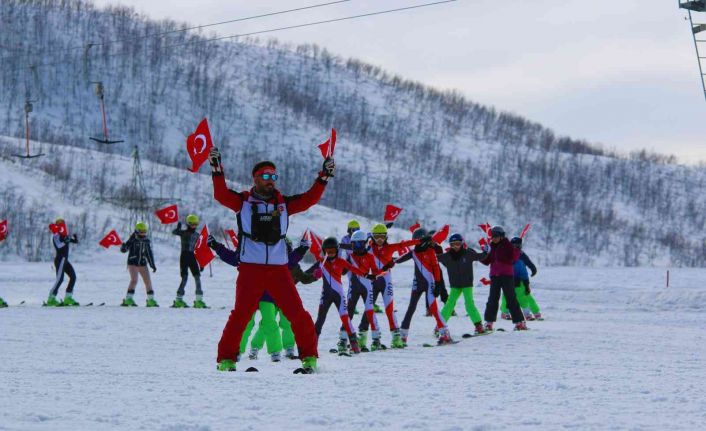 Terörden arınan Tunceli’de vatandaşlar kayak festivaline akın etti