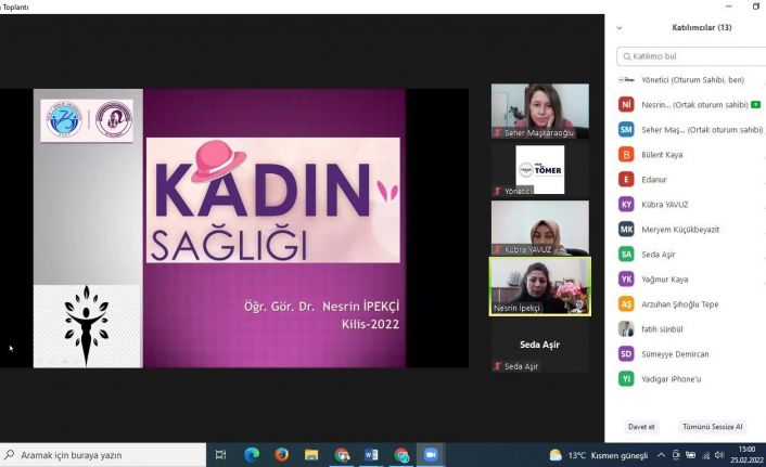 Üniversitede “Kadın Sağlığı” konferansı gerçekleştirildi