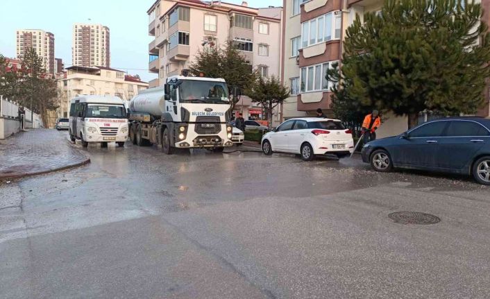 Bilecik’te ramazan öncesi tüm cadde ve sokaklarda yıkandı