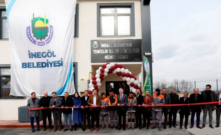 İnegöl Belediyesi Temizlik İşleri idari binası hizmete girdi