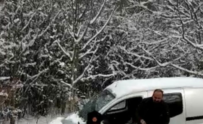 İtfaiye erleri derede mahsur kalan baykuş için seferber oldu