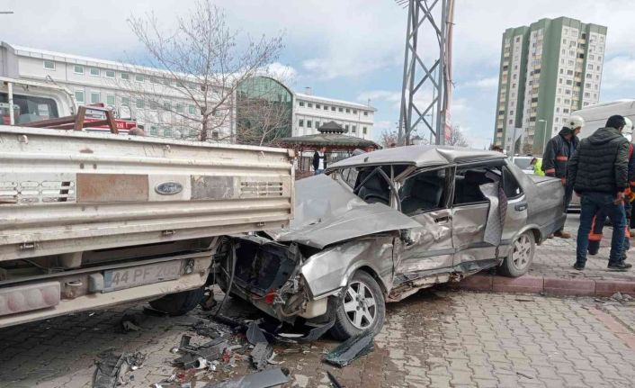 Malatya’da 6 araç bir birine girdi: 1 yaralı