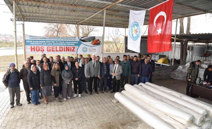 Manisa Büyükşehir Belediyesinden çilek üreticilerine destek