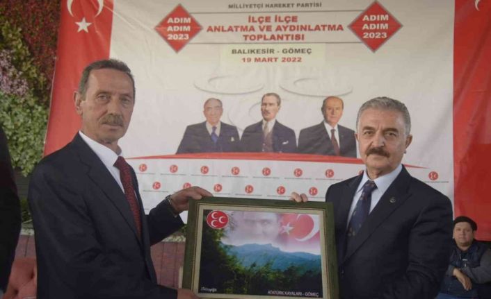 MHP’li Büyükataman ve MYK üyeleri Gömeç’te