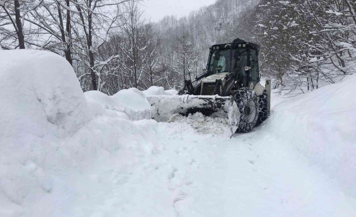 Samsun’da 110 mahalle yolu kar nedeniyle ulaşıma kapandı