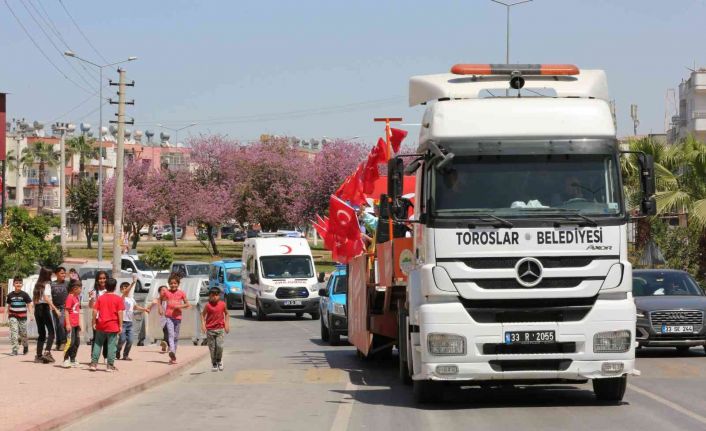 23 Nisan Tırı ile bayram coşkusu yaşandı