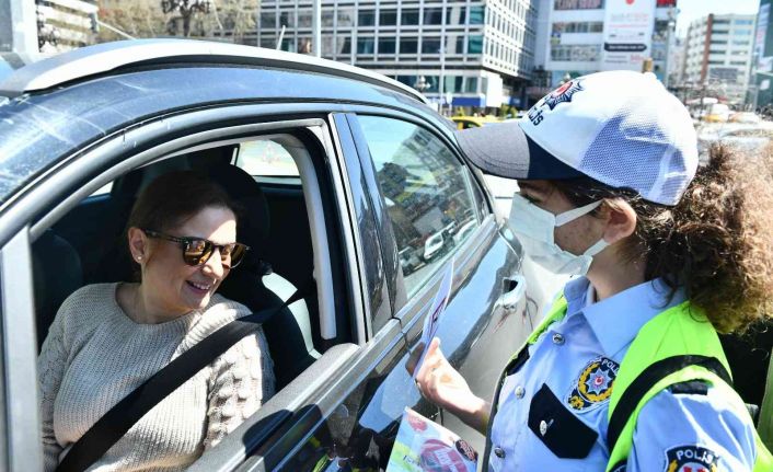 Başkentli minikler trafik denetiminde