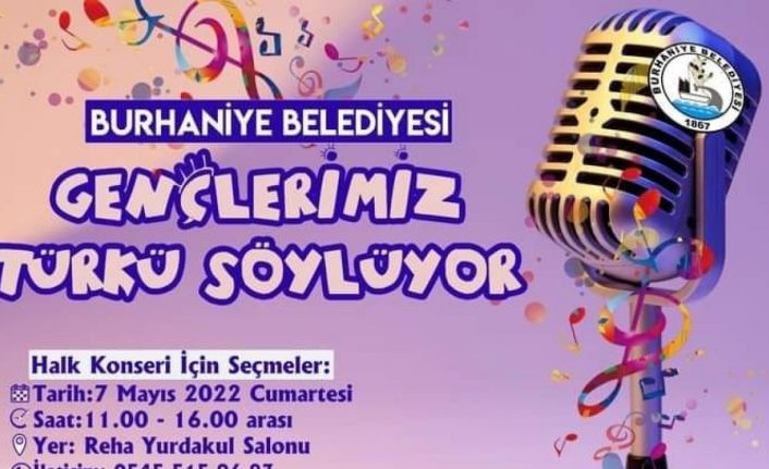 Burhaniye’de ’Gençlerimiz Türkü Söylüyor’ konseri