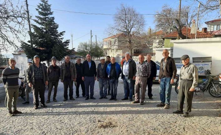 Burhaniye’de köylü vatandaşların taş ocağı tepkisi