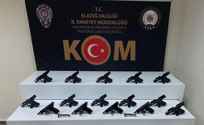 Elazığ’da silah kaçakçılarına operasyon: 3 tutuklama