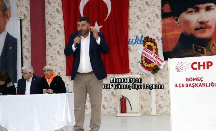 Gömeç CHP “Ahmet Ercan” dedi