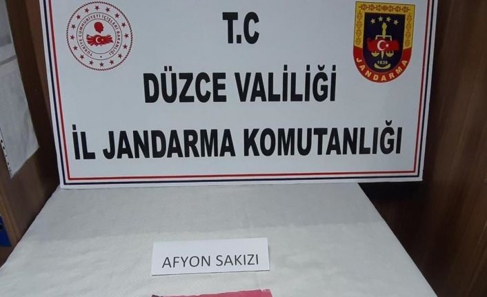 İstanbul’dan Düzce’ye taksiyle uyuşturucu madde getiren şüpheli yakalandı