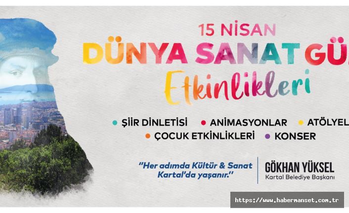 Kartalda Sanat Gününe Yakışır Kutlama