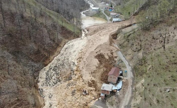 Trabzon’da çamur afeti