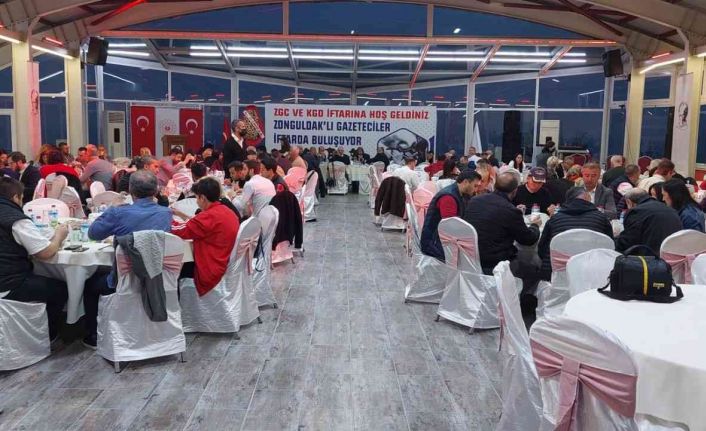 Zonguldak’ta gazeteciler iftarda buluştu