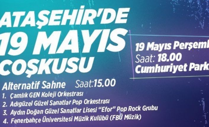 19 Mayıs’ta Ataşehir’de sanatçılar geçit yapacak