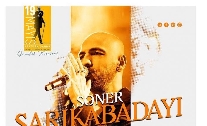 19 Mayıs’ta Soner Sarıkabadayı Sinop’ta konser verecek