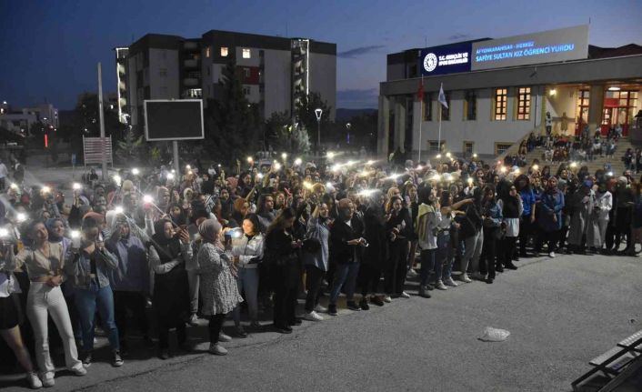 Afyonkarahisar’da yurt öğrencileri doyasıya eğlendi