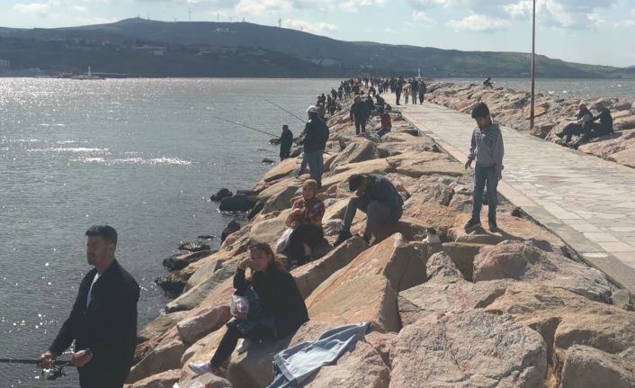 Bandırma iki günde hem kışı hem yazı yaşadı