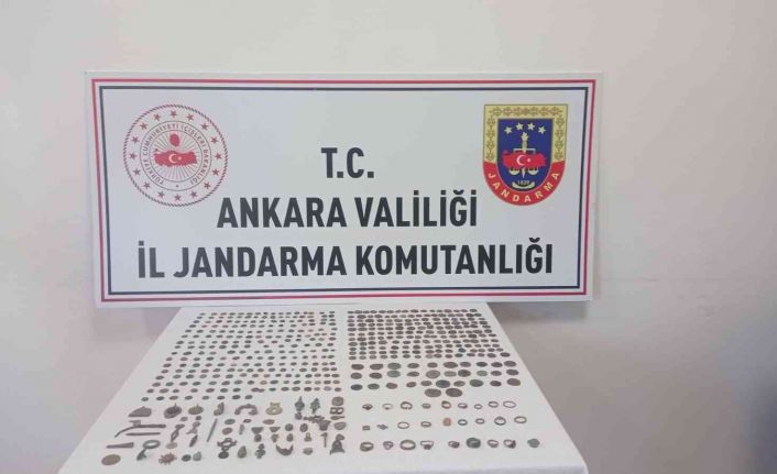 Başkent’te tarihi eser kaçakçısına operasyon; 435 adet sikke ele geçirildi