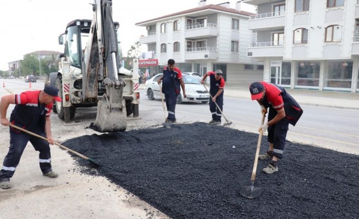 Düzce Belediyesi asfalt çalışması başladı