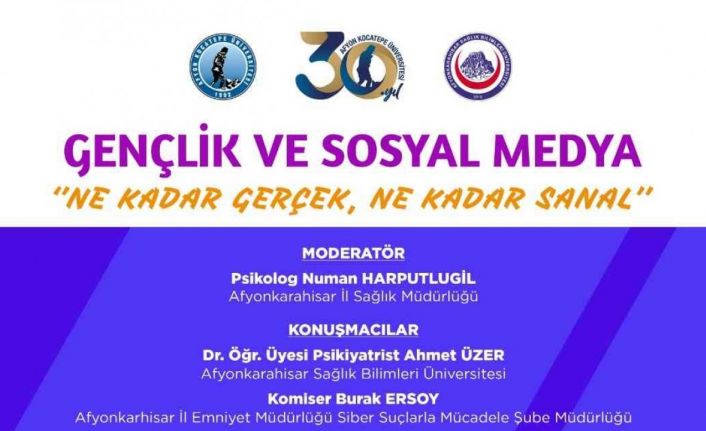 ‘Gençlik ve Sosyal Medya’ söyleşileri yapılacak