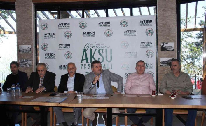 Giresun 45. Uluslararası Aksu Festivaline hazırlanıyor