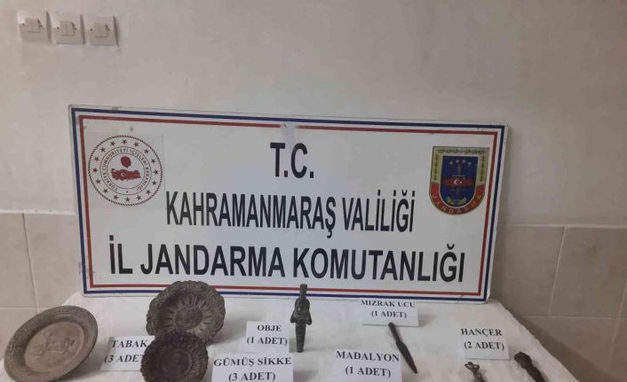 Kahramanmaraş’ta tarihi eser operasyonu