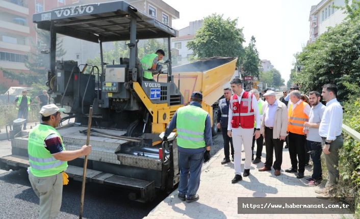 Kartal’da Sezonun İlk Asfaltı Döküldü