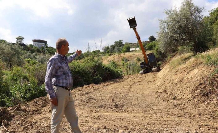 Nazilli Yaylapınar’da yol açma çalışmaları başladı