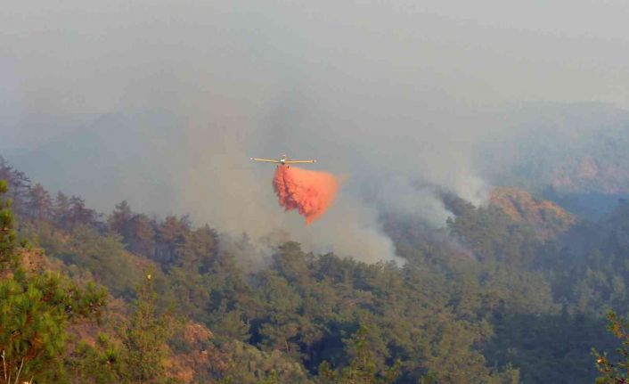 20 helikopter, 14 uçak ile müdahale başladı