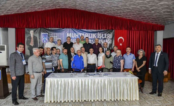 Başkentli muhtarlar ABB ile çözüm masasında buluşuyor