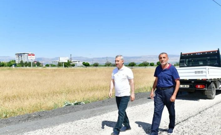 Cafana Mahallesi’nin yollarını güvenli hale getiriliyor