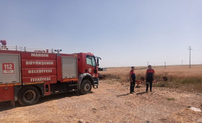 Mardin’de itfaiye ekipleri yangın ihtimaline karşı tetikte