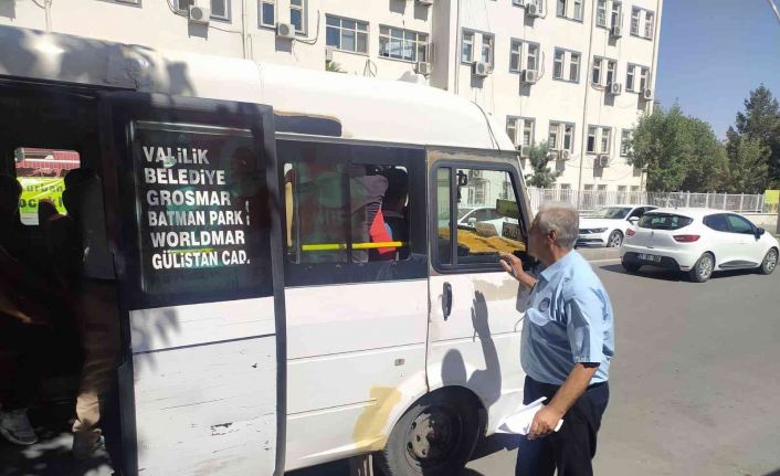 Batman’da minibüs şoförleri uyarıldı