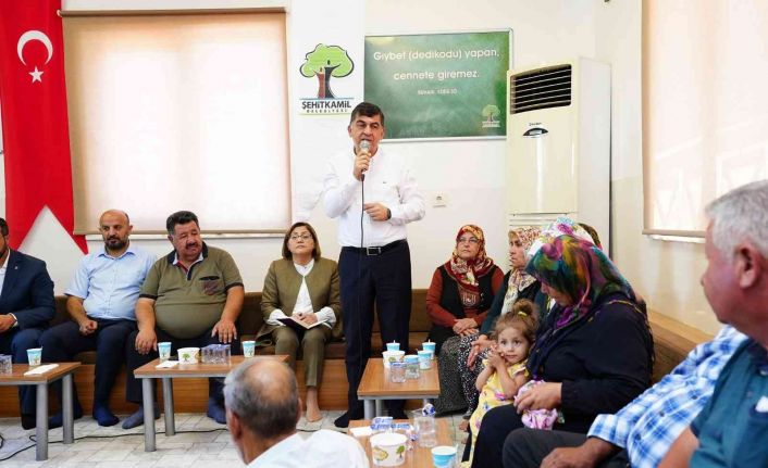 Kirazoğlu, Şahin ve Fadıloğlu kırsal mahalleleri ziyaret etti